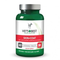 Vet's Best Skin & Coat tablete za pse 60 tbl.