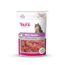 WANPY - TRULY TRULY MINI HEARTS CHICKEN AND FISH 50 G
