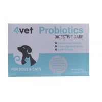 4VET PROBIOTICS Naravni probiotiki za pse in mačke 20tbl