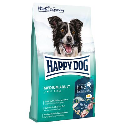 HAPPY DOG FIT & VITAL MEDIUM ADULT - ZA ODRASLE PSE OD 11 KG DO 25 KG